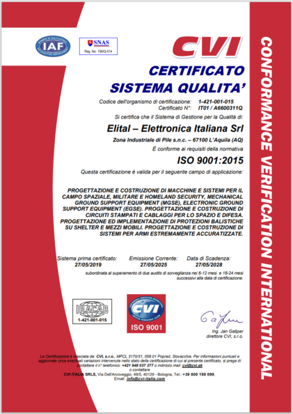 ISO9001 Italiano