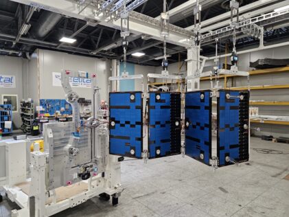 Solar Array Wing Deployment Test